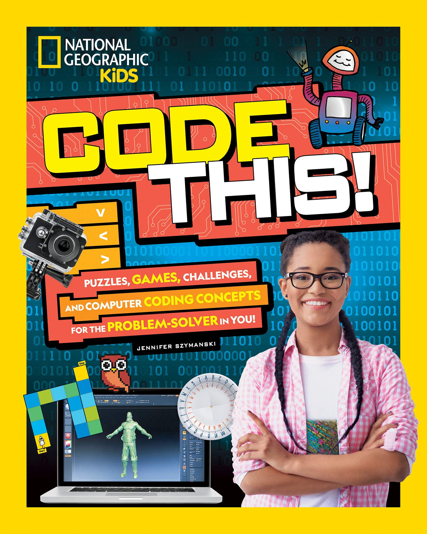 cover image of "Code This" featuring a teenage girl