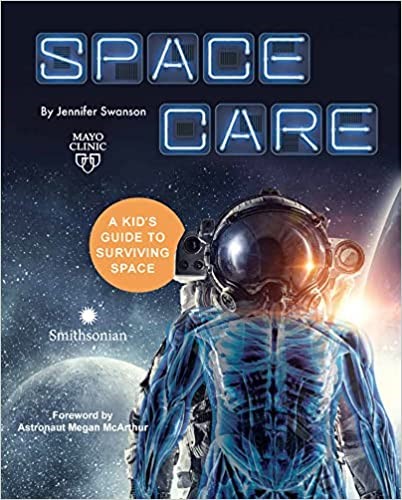 cover art shows an astronaut in full gear against a dark background with title in neon lettering