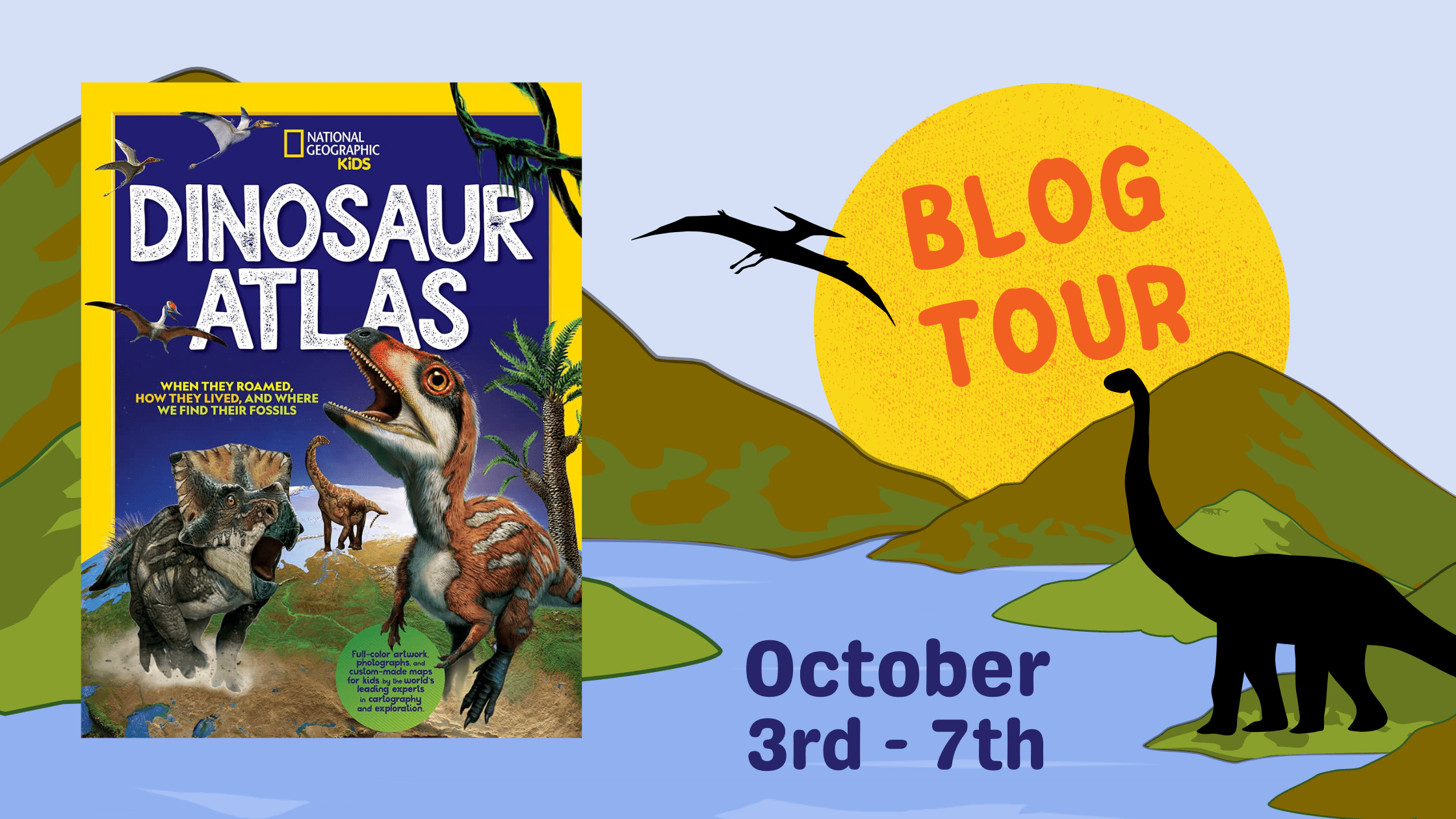 National Geographic Kids Dinosaur Atlas Blog Tour and Giveaway